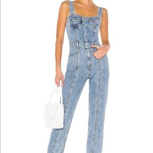 Revolve Denim Jumpsuit - Sz 28 (Never worn!)